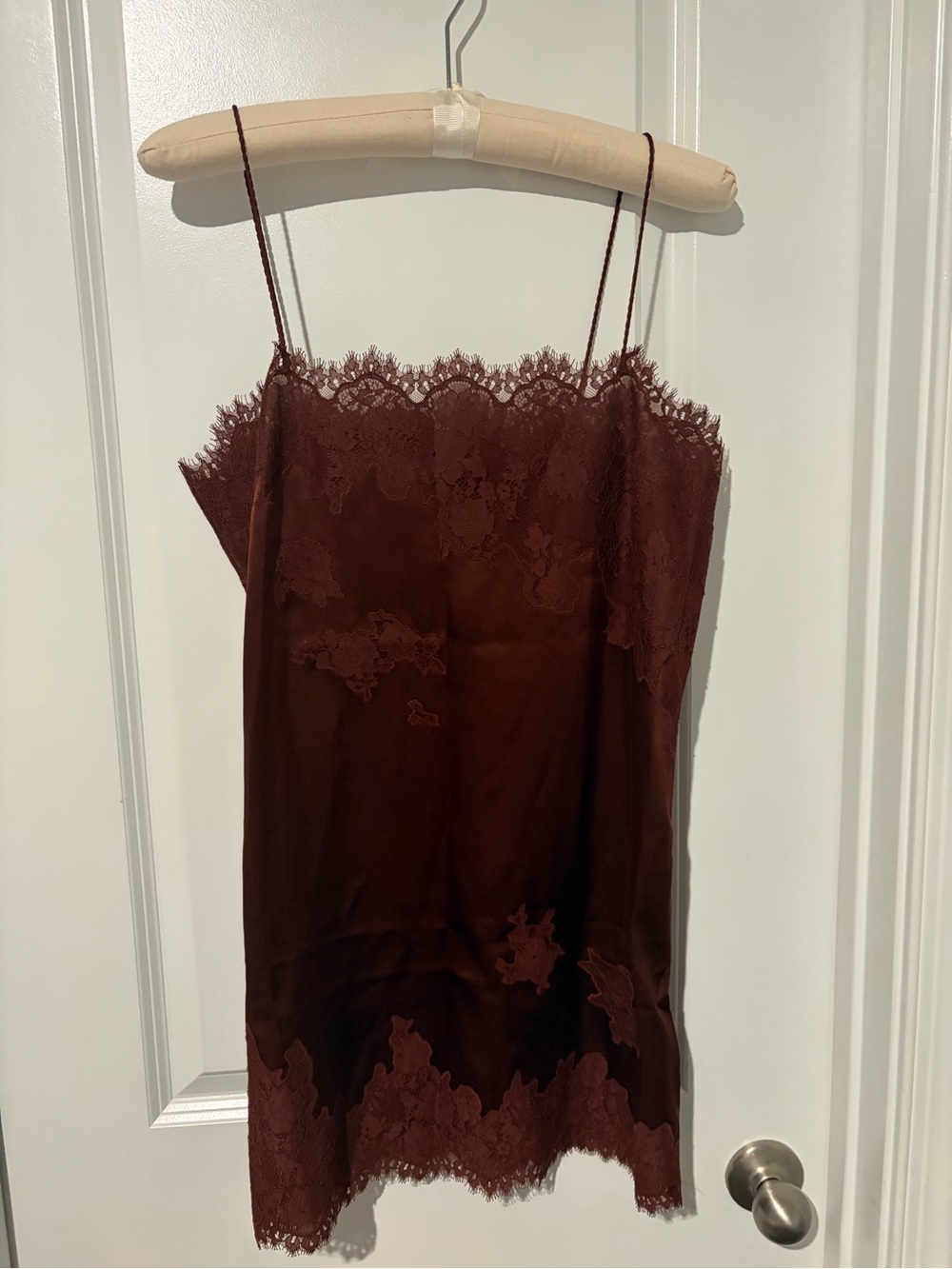 Doen Elvina Mini Dress in Cafe Brun